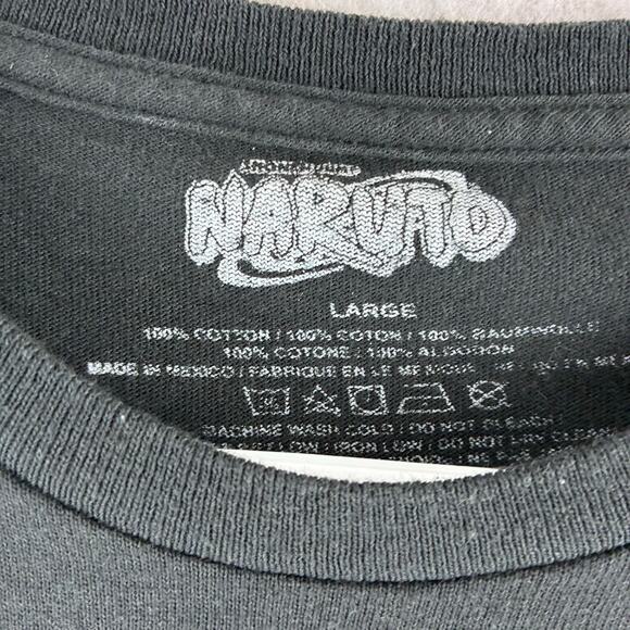 Naruto T-Shirt Men's Large Black Cotton Ichiraku Ramen Shop Anime Show Character - Picture 4 of 7